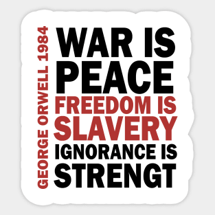 Ingsoc - George Orwell Sticker